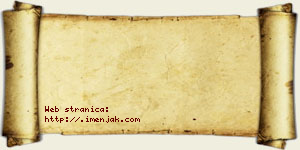 Hana Trakilović vizit kartica